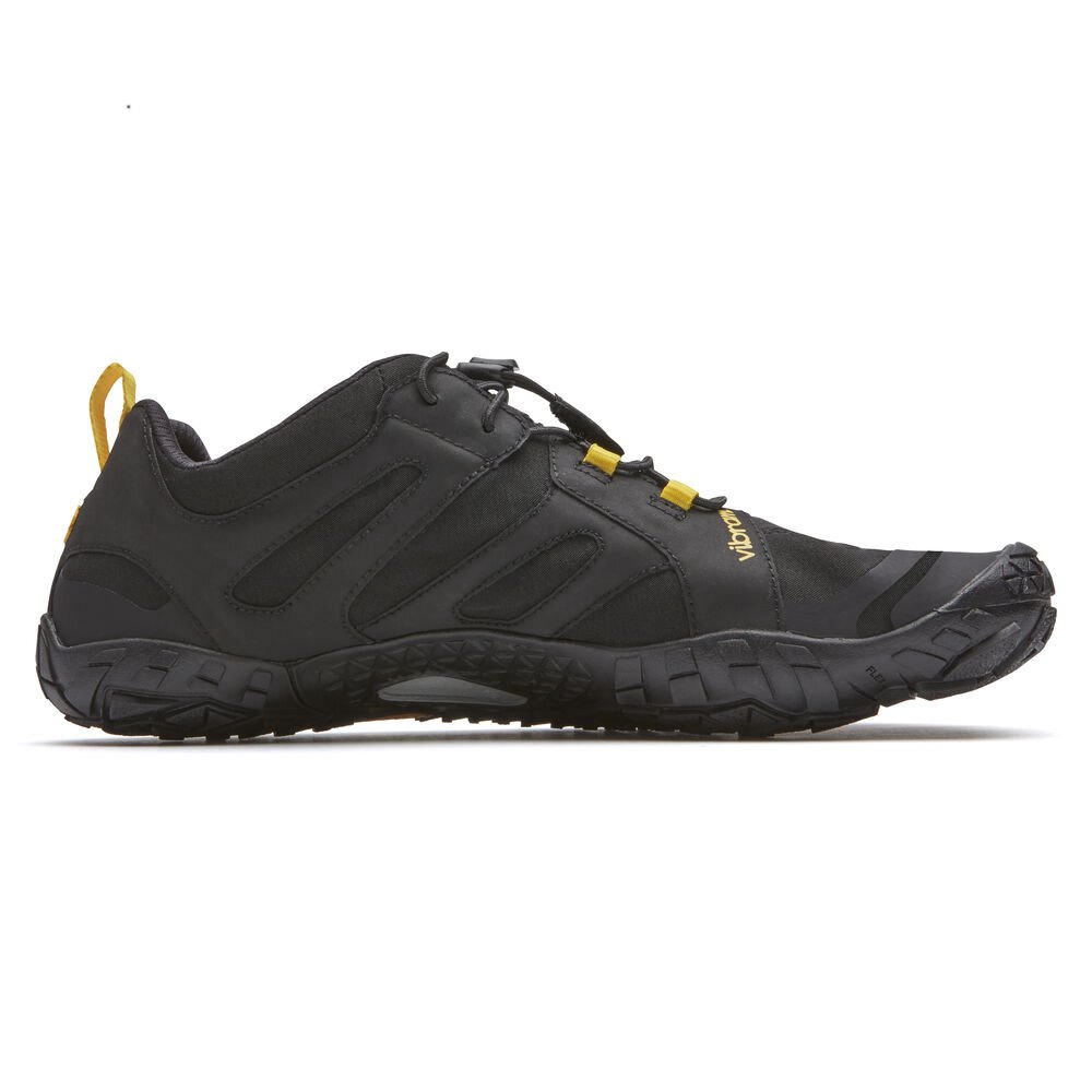 Vibram FiveFingers Dames V-Trail 2.0 - Bergschoenen Zwart/Geel - 354201ORH